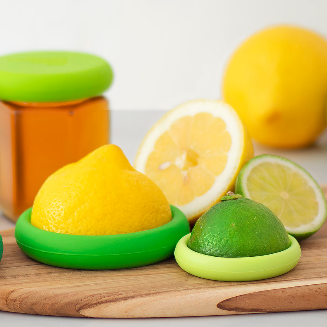 Set of 2 Food Huggers - Citrus Saver-Silicone Food Saver-Food Huggers